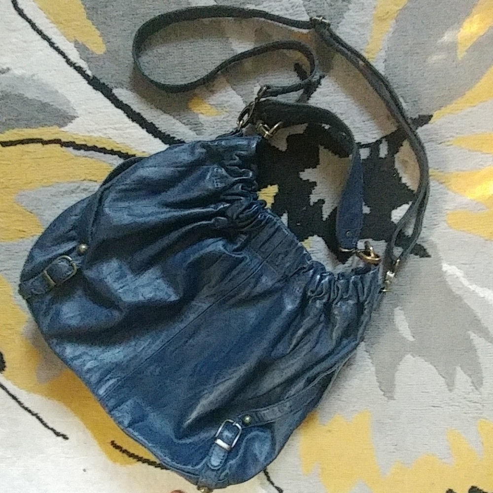 Navy blue Anthropologie convertible purse